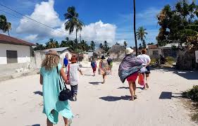 Children Playing in Zanzibar Village